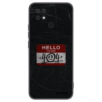 Picasee Xiaomi Redmi 10C Hülle - Schwarzes Silikon - HELLO 404