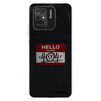 Picasee Xiaomi Redmi 10C Hülle - Transparentes Silikon - HELLO 404