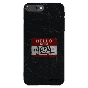 Picasee Apple iPhone 8 Plus Hülle - Transparentes Silikon - HELLO 404