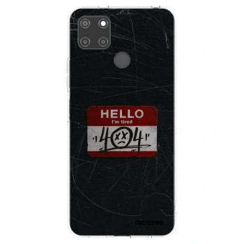 Picasee Realme C21Y Hülle - Transparentes Silikon - HELLO 404