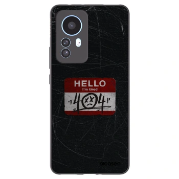 Picasee Xiaomi 12T Hülle - Schwarzes Silikon - HELLO 404