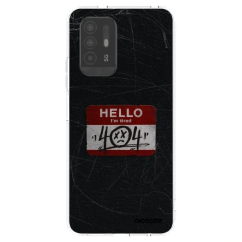 Picasee OPPO A94 5G Hülle - Transparentes Silikon - HELLO 404