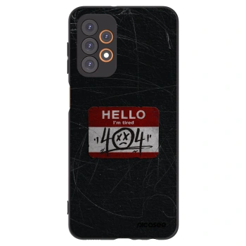 Picasee Samsung Galaxy A23 A235F 4G Hülle - Schwarzes Silikon - HELLO 404