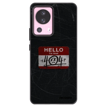 Picasee Xiaomi 13 Lite Hülle - Schwarzes Silikon - HELLO 404
