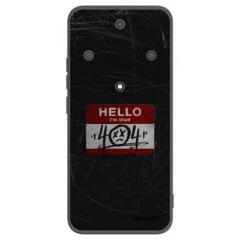 Picasee Honor Magic5 Lite 5G Hülle - Schwarzes Silikon - HELLO 404