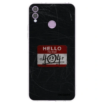 Picasee Honor 8X Hülle - Transparentes Silikon - HELLO 404