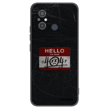 Picasee Xiaomi Redmi 12C Hülle - Schwarzes Silikon - HELLO 404