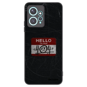 Picasee Xiaomi Redmi Note 12 4G Hülle - Schwarzes Silikon - HELLO 404