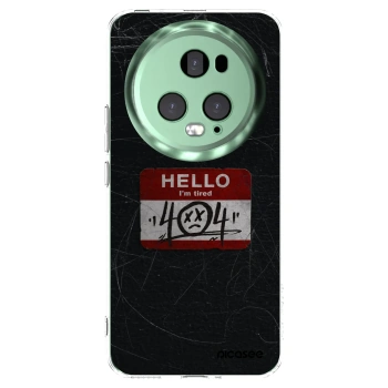 Picasee Honor Magic5 Pro Hülle - Transparentes Silikon - HELLO 404