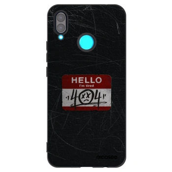 Picasee Huawei Nova 3 Hülle - Schwarzes Silikon - HELLO 404