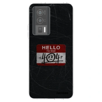 Picasee Xiaomi Poco F5 Pro 5G Hülle - Transparentes Silikon - HELLO 404