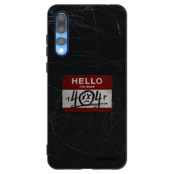 Picasee Huawei P20 Pro Hülle - Schwarzes Silikon - HELLO 404