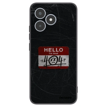 Picasee Realme C53 Hülle - Schwarzes Silikon - HELLO 404