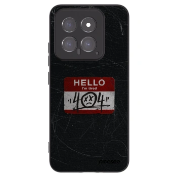 Picasee Xiaomi 14 Hülle - Schwarzes Silikon - HELLO 404