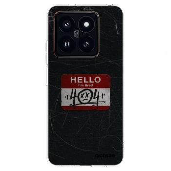 Picasee Xiaomi 14 Pro Hülle - Transparentes Silikon - HELLO 404