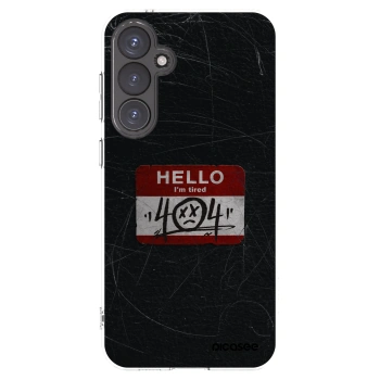 Picasee Samsung Galaxy S23 FE S711B Hülle - Transparentes Silikon - HELLO 404