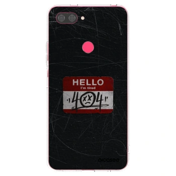Picasee Xiaomi Mi 8 Lite Hülle - Transparentes Silikon - HELLO 404