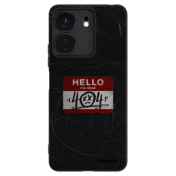 Picasee Xiaomi Redmi 13C 4G Hülle - Schwarzes Silikon - HELLO 404