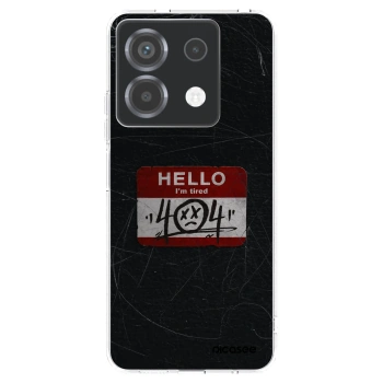 Picasee Xiaomi Poco X6 Hülle - Transparentes Silikon - HELLO 404