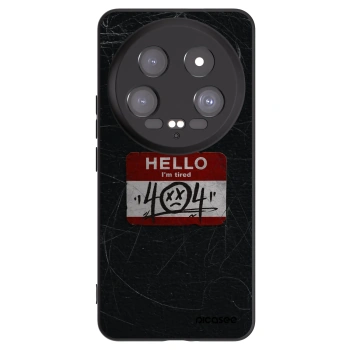 Picasee Xiaomi 14 Ultra Hülle - Schwarzes Silikon - HELLO 404