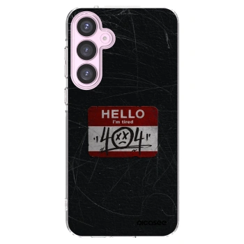 Picasee Samsung Galaxy A55 5G A556B Hülle - Transparentes Silikon - HELLO 404