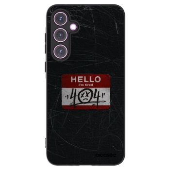 Picasee Samsung Galaxy A35 5G A356B Hülle - Schwarzes Silikon - HELLO 404
