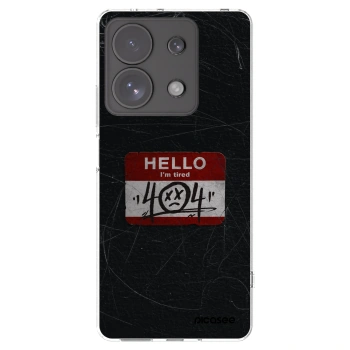 Picasee Xiaomi Redmi Note 13 Pro 4G Hülle - Transparentes Silikon - HELLO 404