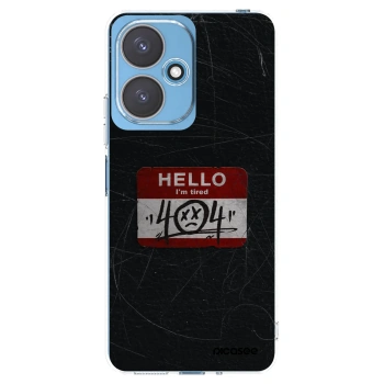 Picasee Xiaomi Redmi 13C 5G Hülle - Transparentes Silikon - HELLO 404