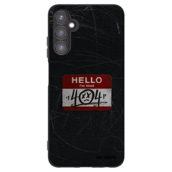 Picasee Samsung Galaxy A05s A057G Hülle - Schwarzes Silikon - HELLO 404