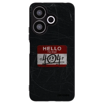 Picasee Xiaomi Redmi 13 4G Hülle - Schwarzes Silikon - HELLO 404