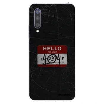 Picasee Xiaomi Mi 9 Hülle - Transparentes Silikon - HELLO 404