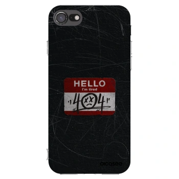 Picasee Apple iPhone 7 Hülle - Transparentes Silikon - HELLO 404