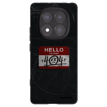 Picasee Xiaomi Redmi Note 14 Pro 5G Hülle - Schwarzes Silikon - HELLO 404