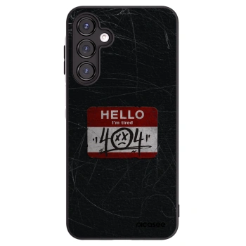 Picasee Samsung Galaxy A16 5G Hülle - Schwarzes Silikon - HELLO 404