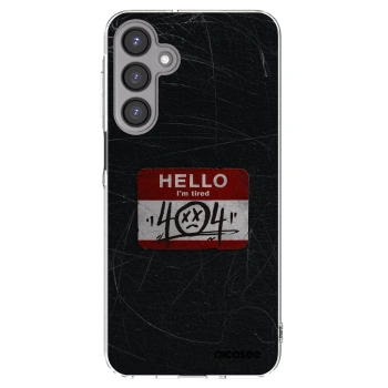 Picasee Samsung Galaxy A16 5G Hülle - Transparentes Silikon - HELLO 404