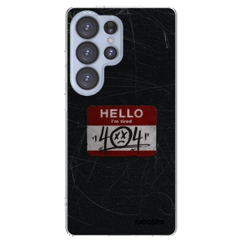 Picasee Samsung Galaxy S25 Ultra 5G Hülle - Transparentes Silikon - HELLO 404