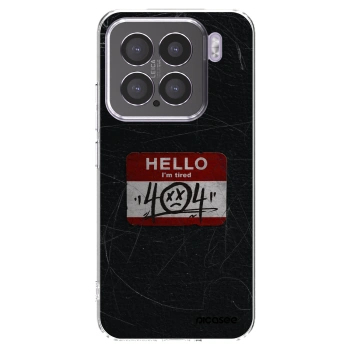 Picasee Xiaomi 15 Hülle - Transparentes Silikon - HELLO 404