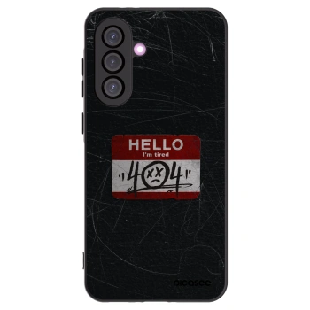 Picasee Samsung Galaxy A36 5G Hülle - Schwarzes Silikon - HELLO 404