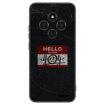 Picasee Xiaomi Poco C75 Hülle - Schwarzes Silikon - HELLO 404