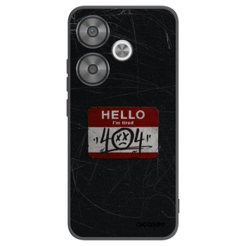 Picasee Xiaomi Poco F6 Hülle - Schwarzes Silikon - HELLO 404
