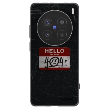Picasee Vivo X200 Pro Hülle - Schwarzes Silikon - HELLO 404