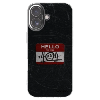 Picasee Apple iPhone 17 Hülle - Transparentes Silikon - HELLO 404