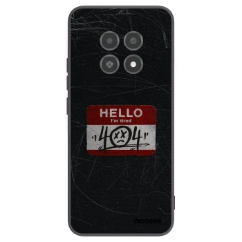 Picasee Realme 12X Hülle - Schwarzes Silikon - HELLO 404