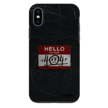 Hülle für Apple iPhone X/XS - HELLO 404