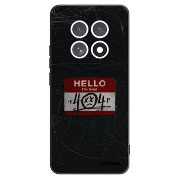 Picasee Xiaomi Redmi Note 15 Hülle - Schwarzes Silikon - HELLO 404