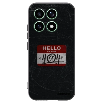 Picasee Xiaomi 17 Hülle - Schwarzes Silikon - HELLO 404