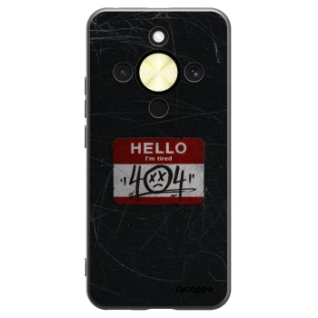 Picasee Honor Magic8 Lite 5G Hülle - Schwarzes Silikon - HELLO 404