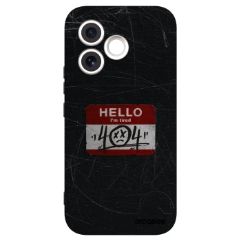 Picasee Honor 600 Lite Hülle - Schwarzes Silikon - HELLO 404