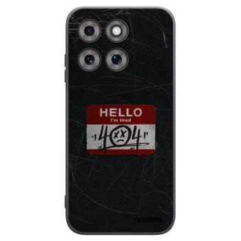 Picasee Motorola Moto G77 Hülle - Schwarzes Silikon - HELLO 404