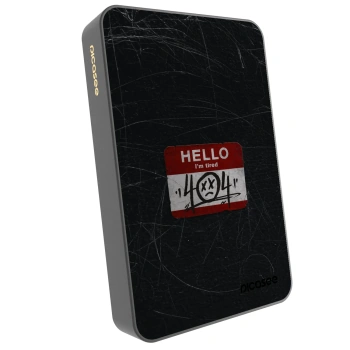 Picasee Powerbank mit MagSafe 10 000 mAh Grau - HELLO 404